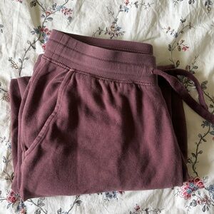 Old Navy Dusty Rose Ribbed Waist Jogger Pants